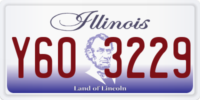 IL license plate Y603229