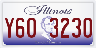 IL license plate Y603230