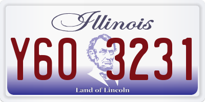 IL license plate Y603231