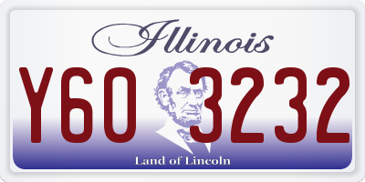 IL license plate Y603232