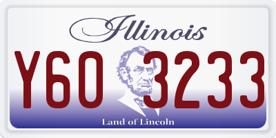 IL license plate Y603233