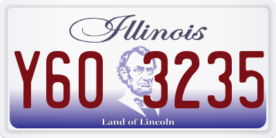 IL license plate Y603235