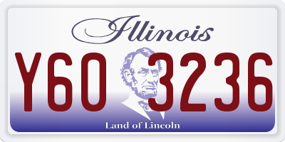 IL license plate Y603236