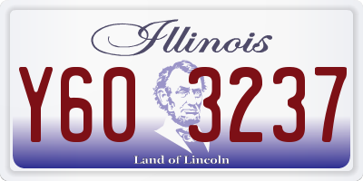 IL license plate Y603237