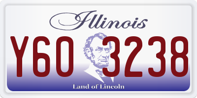 IL license plate Y603238