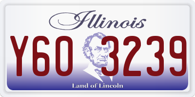 IL license plate Y603239
