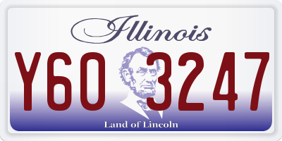 IL license plate Y603247