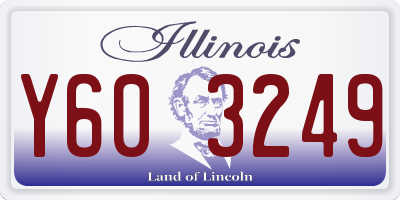 IL license plate Y603249
