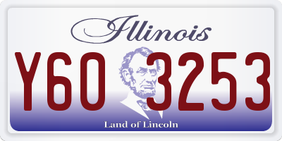 IL license plate Y603253
