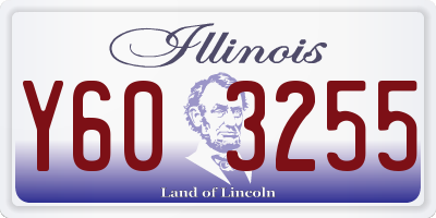 IL license plate Y603255