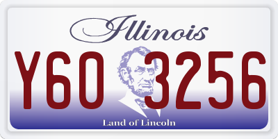 IL license plate Y603256