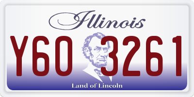 IL license plate Y603261