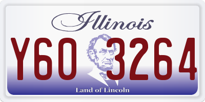 IL license plate Y603264