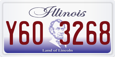IL license plate Y603268