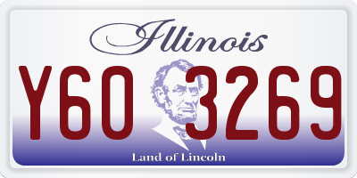 IL license plate Y603269