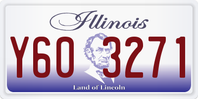 IL license plate Y603271