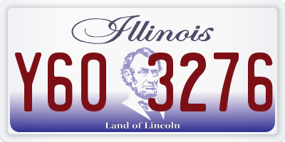 IL license plate Y603276