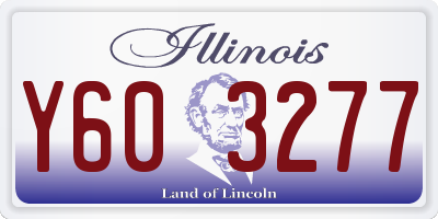 IL license plate Y603277