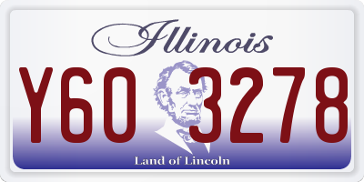 IL license plate Y603278