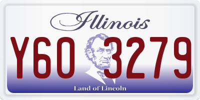 IL license plate Y603279