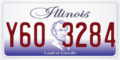 IL license plate Y603284
