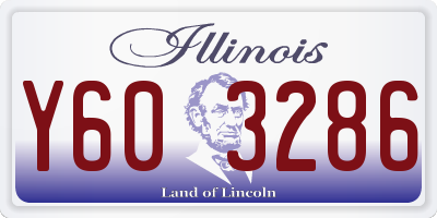 IL license plate Y603286