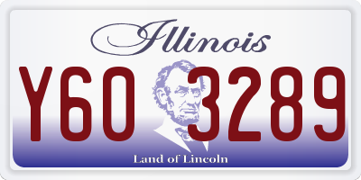 IL license plate Y603289