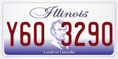 IL license plate Y603290