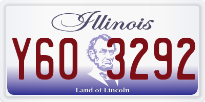 IL license plate Y603292