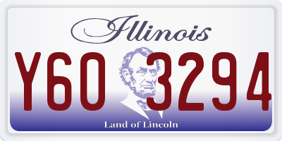 IL license plate Y603294