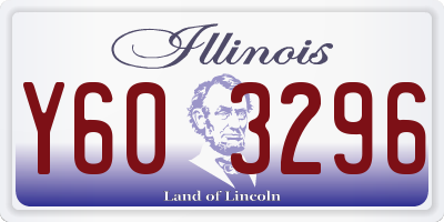 IL license plate Y603296