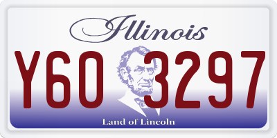 IL license plate Y603297