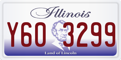 IL license plate Y603299