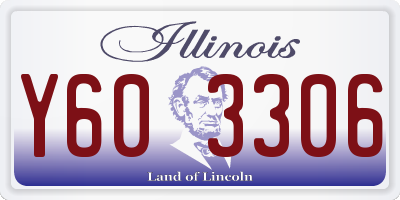 IL license plate Y603306