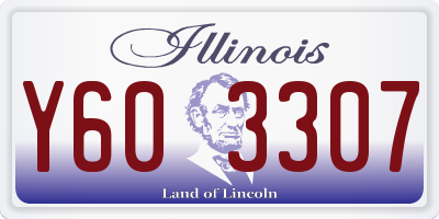 IL license plate Y603307