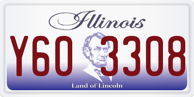 IL license plate Y603308