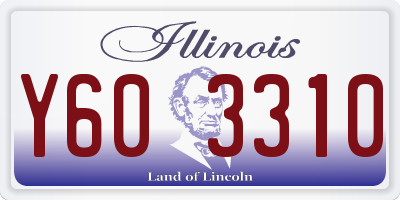 IL license plate Y603310
