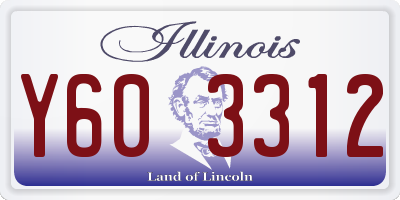 IL license plate Y603312