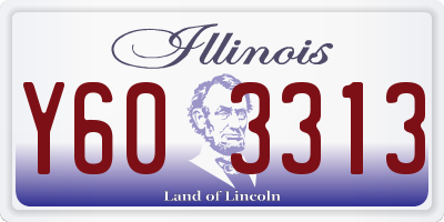 IL license plate Y603313