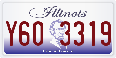 IL license plate Y603319
