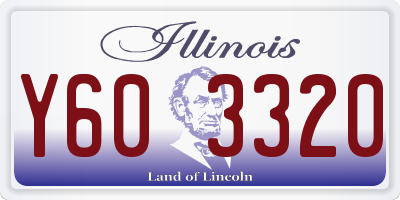 IL license plate Y603320