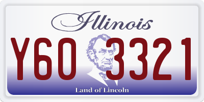 IL license plate Y603321
