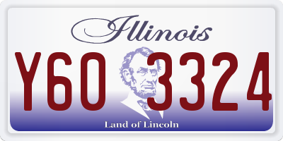 IL license plate Y603324