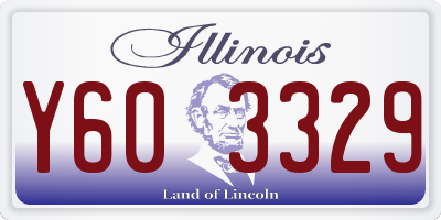 IL license plate Y603329
