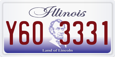 IL license plate Y603331
