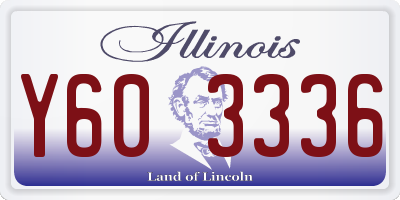 IL license plate Y603336
