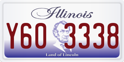 IL license plate Y603338