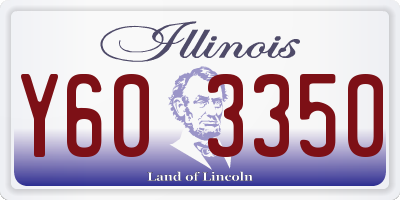 IL license plate Y603350