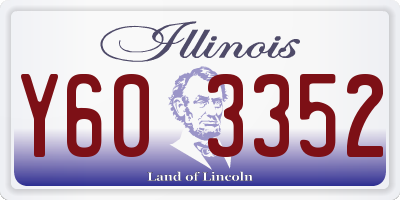 IL license plate Y603352