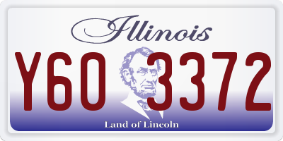 IL license plate Y603372